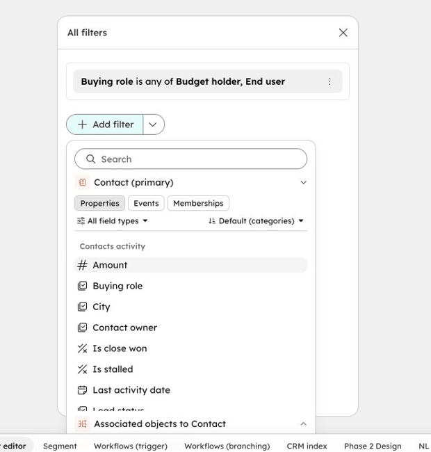 Animated prototype walkthrough: 2. Filter an event by frequency and time