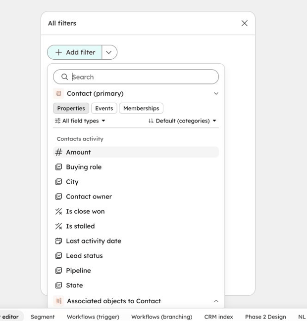 Animated prototype walkthrough: 1. Find a property and define a condition